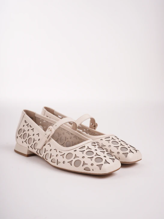 Dámske baleríny CAPRICE mesh beige