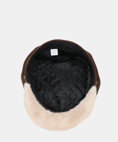 PEPE moll GORRO dámska baretka s klobúkom, hnedá (1)
