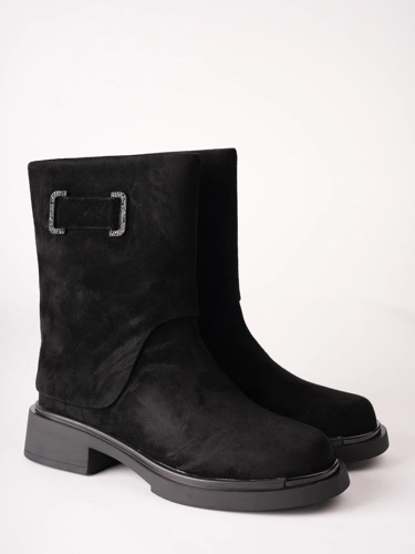 EPICA dámské kotníkové boty černé semišové