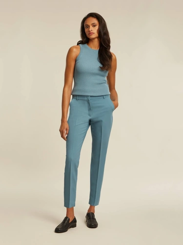 Nohavice Beaumont sivomodré ALIX PANTS