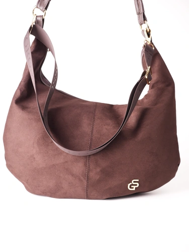 GROSSO BAG dámska kožená kabelka, hnedá