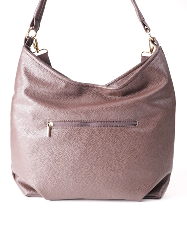GROSSO BAG dámská kabela kožená hnědá (3)
