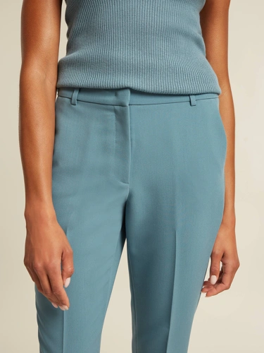 Nohavice Beaumont sivomodré ALIX PANTS (1)
